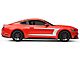 SEC10 Side Stripes; Silver (15-23 Mustang)