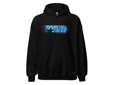 AM Wet Track Hoodie; Black