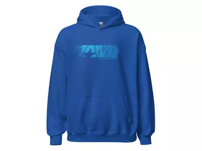 AM Wet Track Hoodie; Royal