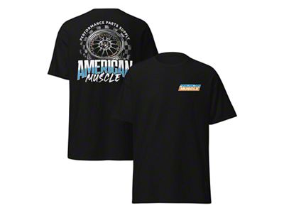 AM Wheel T-Shirt; Black