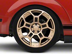 GTD Style Satin Bronze Rear Wheel; Rear Only; 20x11; 50mm Offset (05-09 Mustang)