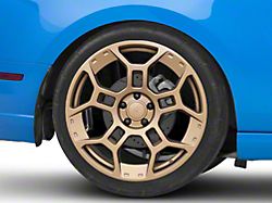 GTD Style Satin Bronze Rear Wheel; Rear Only; 20x11; 50mm Offset (10-14 Mustang)