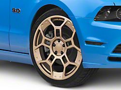 GTD Style Satin Bronze Wheel; 20x10; 35mm Offset (10-14 Mustang)