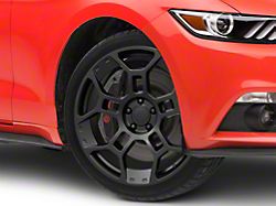 GTD Style Satin Black Wheel; 20x10; 35mm Offset (15-23 Mustang)