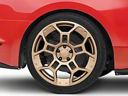 GTD Style Satin Bronze Rear Wheel; Rear Only; 20x11; 50mm Offset (15-23 Mustang)