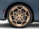 GTD Style Satin Bronze Wheel; Rear Only; 20x11; 50mm Offset (24-26 Mustang)