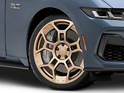 GTD Style Satin Bronze Wheel; 20x10; 35mm Offset (24-26 Mustang)