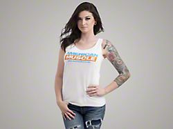 AmericanMuscle Women's White Tank Top