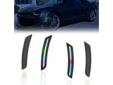Dynamic LED Side Markers; RGB; Smoked (16-24 Camaro)