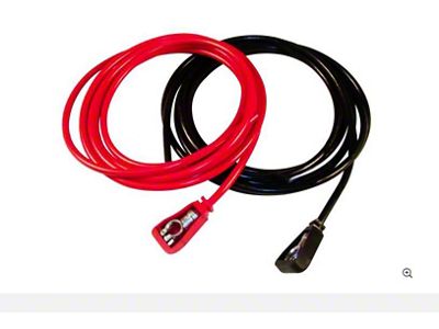 American Autowire Trunk Mounted Battery Cable Kit; Top Post