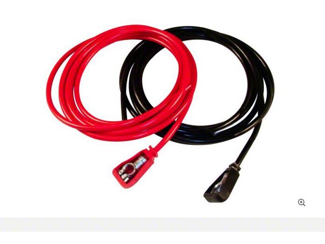 Trunk Mounted Battery Cable Kit; Top Post