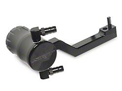 American Brothers Design Black Oil Catch Can with SRT Logo (09-23 5.7L HEMI, 6.4L HEMI Charger)