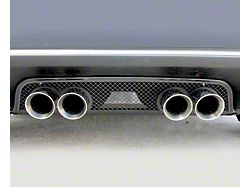 Exhaust Filler Panel; Black Mesh (05-13 Corvette C6)