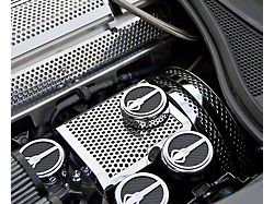 Master Cylnder Cover; Brushed (14-19 Corvette C7 w/ Manual Transmission)