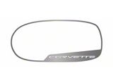 Side Mirror Trim; Brushed (05-13 Corvette C6 w/o Auto Dim Mirrors)