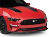 SEC10 Hood Stripes; Gloss Black (18-23 Mustang GT, EcoBoost)