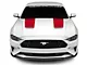 SEC10 Hood Stripes; Red (18-23 Mustang GT, EcoBoost)