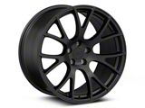 Hellcat Style Satin Black Wheel; Rear Only; 20x10.5; 25mm Offset (06-10 RWD Charger)