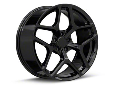 Z/28 Style Gloss Black Wheel; 20x9; 30mm Offset (10-15 Camaro)