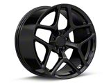 Z/28 Style Gloss Black Wheel; Rear Only; 20x10; 30mm Offset (10-15 Camaro)