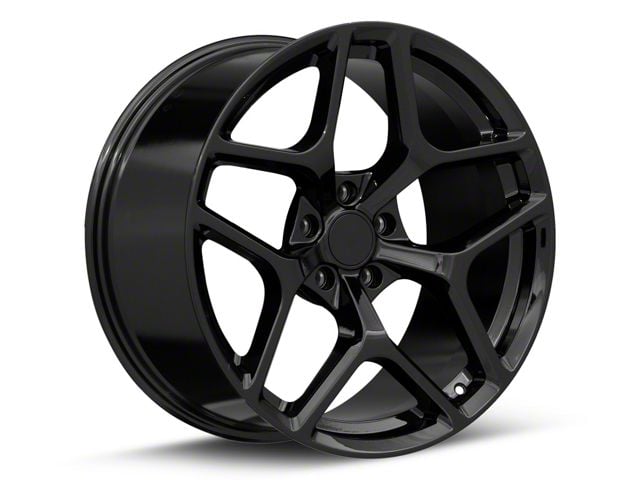 Z/28 Style Gloss Black Wheel; Rear Only; 20x10 (10-15 Camaro)