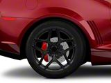 Z/28 Style Gloss Black Wheel; Rear Only; 20x10; 30mm Offset (10-15 Camaro)