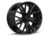 ZL1 Style Gloss Black Wheel; 20x9; 30mm Offset (10-15 Camaro)