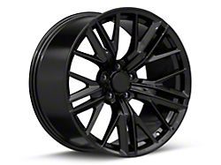 ZL1 Style Gloss Black Wheel; Rear Only; 20x10 (10-15 Camaro)