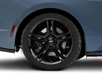 2010 GT500 Style Black Wheel; Rear Only; 19x10 (2024 Mustang)
