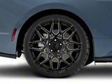 2013 GT500 Style Gloss Black Wheel; Rear Only; 20x10; 48mm Offset (24-25 Mustang)