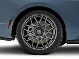 2013 GT500 Style Hyper Dark Wheel; Rear Only; 19x10; 48mm Offset (24-25 Mustang)