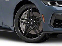 2018 Mustang Style Gloss Black Wheel; 20x9; 30mm Offset (24-26 Mustang)