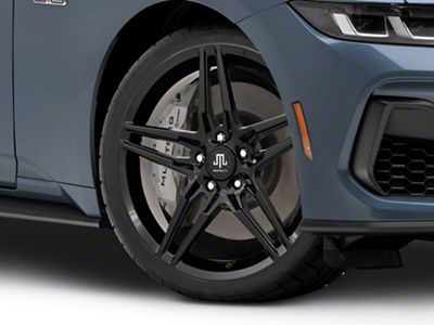 2018 Mustang Style Gloss Black Wheel; 20x9; 30mm Offset (24-25 Mustang)