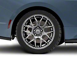AMR Dark Stainless Wheel; Rear Only; 18x10; 45mm Offset (24-25 Mustang EcoBoost w/o Performance Pack)
