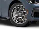 AMR Dark Stainless Wheel; 18x9; 30mm Offset (24-26 Mustang EcoBoost w/o Performance Pack)