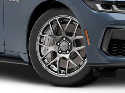 AMR Dark Stainless Wheel; 18x9; 30mm Offset (24-25 Mustang EcoBoost w/o Performance Pack)
