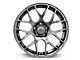 AMR Dark Stainless Wheel; Rear Only; 20x10 (2024 Mustang)