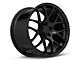 AMR Gloss Black Wheel; Rear Only; 18x10 (2024 Mustang EcoBoost w/o Performance Pack)