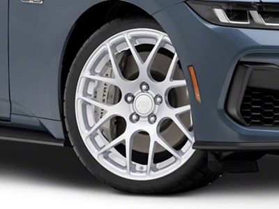 AMR Silver Wheel; 20x8.5; 30mm Offset (24-25 Mustang)