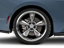 Deep Dish Bullitt Anthracite Wheel; Rear Only; 20x10; 48mm Offset (24-25 Mustang EcoBoost w/o Performance Pack)