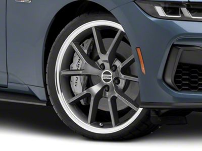 FR500 Style Anthracite Wheel; 20x8.5; 30mm Offset (24-25 Mustang)