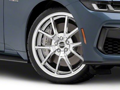 FR500 Style Chrome Wheel; 20x8.5; 30mm Offset (24-25 Mustang)