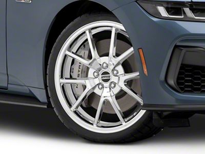FR500 Style Chrome Wheel; 20x8.5 (2024 Mustang)