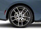 Magnetic Style Gloss Black Machined Wheel; Rear Only; 20x10; 48mm Offset (24-25 Mustang)