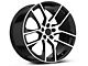 Magnetic Style Gloss Black Machined Wheel; Rear Only; 20x10 (2024 Mustang)