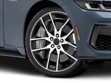 Magnetic Style Gloss Black Machined Wheel; 20x8.5; 30mm Offset (24-25 Mustang)