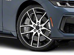 Magnetic Style Gloss Black Machined Wheel; 20x8.5; 30mm Offset (24-26 Mustang)