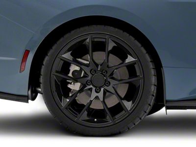 Magnetic Style Gloss Black Wheel; Rear Only; 20x10; 48mm Offset (24-25 Mustang)