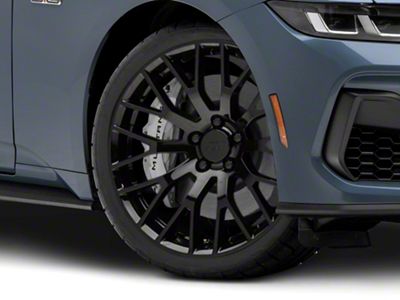 Performance Pack Style Gloss Black Wheel; 20x8.5 (2024 Mustang)