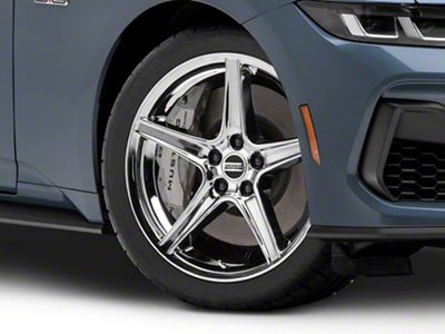 Saleen Style Chrome Wheel; 19x8.5; 30mm Offset (24-25 Mustang EcoBoost w/o Performance Pack)